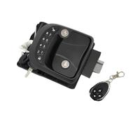 RV Keyless Entry Door Lock Latch Hatch Caravan Motor Home Car Drawer Handle with Deadbolt Integrated Keypad Fob(Button on Left)