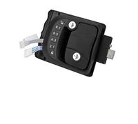 RV Keyless Entry Door Lock Latch Hatch Caravan Motor Home Car Drawer Handle with Deadbolt Integrated Keypad Fob Direct Replacement(Left)