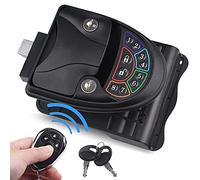 RV Keyless Entry Door Lock, Screwdriver And Backlit Keypad Handle Latch Deadbolt, Gasket, 2 Keys, Wireless Fobs, Zinc Alloy Metal RV Door Lock