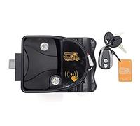 RV Keyless Entry Door Lock, with IC Card, IR Remote Control, 2 Mechanical Keys, Screwdriver Backlit Keypad Handle Latch Deadbolt