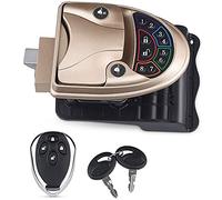 RV Keyless Entry Door Lock, with Keypad Deadbolt, Zinc Alloy RV Lock Latch Handle with Wireless Remote Key, for Bus Yacht Truck