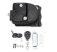 RV Keyless Entry Keypad Remote Control Door Digital Lock Latch Handle Deadbolt Set Heavy Duty Steel Core Fingerprint Unlock for Campers 5th Wheel Trailer Travel Trailers