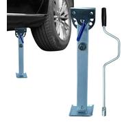 RV Leveling Jacks Aluminum Telescopic Lightweight Jack Stands | Adjustable Pull-Down Support Legs for Outdoor RV Travel Caravan Motorhome Camping Fifth Wheel Accessories