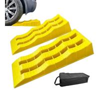 RV Leveling Ramps Trailer Wheel Chocks Leveling Blocks Stabilizing Uneven