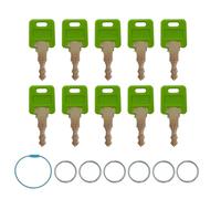 RV MK9901 & 6601 Replacement Key Set for Motorhome FIC 9901/6601-10 Pack Master Green Keys