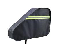 Rv Most Towing Hook Protective Cover - Reflective Tow Dust Cover for Weatherproof Bar Trailer Anti-Collision Uv-Resistant Fits 600d Rvs and Travel Trailers (92 x 58 cm Black)