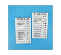(rv) Multi-purpose Wall Hanging Checklist Memo Boards Adjustable My Chores Checklist Board for RV Home Wall School Classroom