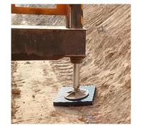 RV Outrigger Pad, Jack Pads for RV, Stabilizer Pad, Anti-Slip & Tear-Resistant, Stackable Camper Leveling Pads, for Soft Ground Gravel Asphalt,50×50×6cm