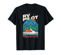 RV Pilot Enjoying The Journey Class A Motorhome Driving T-Shirt