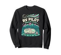 RV Pilot Enjoying The Journey Fifth Wheel Road Vacation Sweatshirt