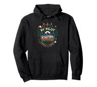 RV Pilot Enjoying The Journey Outdoor Travel Adventures Pullover Hoodie