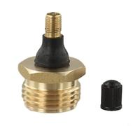 RV Plumbing Winter Prep Brass Blow Out Antifreeze Valve Nozzle Adapter for Air Compressor Based Line Clearing Process (1 Set)