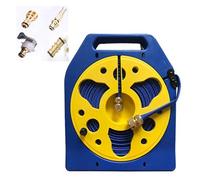 RV Portable Storage 15M Water Pipe Garden Watering Car Wash Accessories and Equipment Quick Connector Design(Square Plate)
