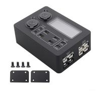 RV Power Distribution Box 12V 100W with LED Screen - Dual Socket USB-C Hub for Camper Van Truck(Without Line)