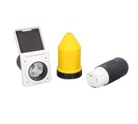 RV Power Inlet Plug Set Durable Wear Resistant Kit 50 AMP Electrical Power Inlet 125V 250VAC for RV