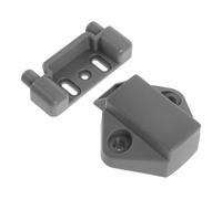 RV Push Button Latch Replacement Parts for Camper Entry Doors | Alloy and Plastic Build, 4.9x4.7x2.1cm Size, Retaining Hardware for Compact Interiors