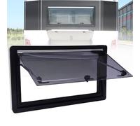 RV Push Out Exit Window Replacement - Double-Layer Design with Curtain for Camper Trailer Van - 1000x500mm, Durable and Stylish RV Window Upgrade