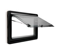 RV Push Out Window Aluminum Alloy Double Corner Acrylic Ilated Glazing for Motorhome & Caravan & Energy Efficient 500 x 350 cm