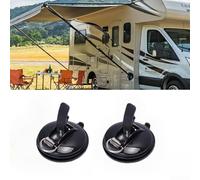 Rv Pvc Tent Bracket Suction Cup Anchor Set Awning Duty Outdoor Camping Abs with Strong Hold and Hook Mount Heavy Iron Construction