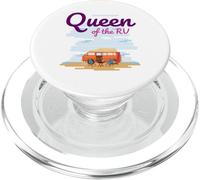 RV Queen Camper Classy Sassy Smart Assy Funny Trailer Park PopSockets PopGrip for MagSafe