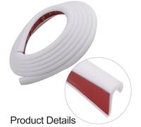 RV Rain Gutter 1/2" PVC Drip Rail J Shape Strip 3m Black | Diverts rainwater and snowmelt efficiently using a J-shaped flexible PVC strip.