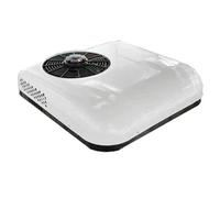 RV Roof Air Conditioner 12V/24V Quiet Camper AC Unit, DC Van Rooftop A/C Units, High Efficiency Fast Cooling for Sleeper Truck Trailer Fifth Wheel Motorhome Big Rig Tractor Loader Crane,White-12V