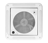 RV Roof Vent Fan 12V 3.6W Reversible Exhaust Fan with LED Light and Proof Mesh Premium ABS Material for RV and Boat Ceiling Ventilation 280x280mm