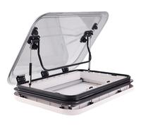 RV Roof Vent Hatch with LED Light and Sunroof Function, Universal Replacement for Camper and Motorhome