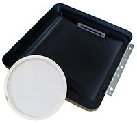 Rv Roof Vent Lid Dome Cover Remplacement compatible with Fantastic Fan with Screen (Smoke)