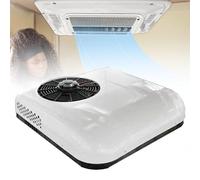 RV Rooftop Air Conditioner, 12V/24V, 2200W Cooling Power, Smart Temp Control, Quiet Operation, Wide Supply, Includes Unit, Duct, Remote