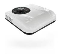 RV Rooftop Air Conditioner, 12V/24V Parking Air Conditioning for Minivans, Camper Air Conditioner for RV Bus Truck Vehicle Motorhome, Excavator Truck, Bus, Van,White-12V