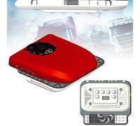 Rv Rooftop Air Conditioner, Ultra Thin Electric Parking Air Conditioning, 8 Hour Running Universal Car Air Conditioner For Motorhome Camper Van Caravans Bus Boat 12V/24V(Cooling Only) 24V Red/