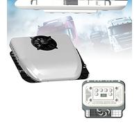 Rv Rooftop Air Conditioner, Ultra Thin Electric Parking Air Conditioning, 8 Hour Running Universal Car Air Conditioner For Motorhome Camper Van Caravans Bus Boat 12V/24V(Cooling Only) 24V Red/W