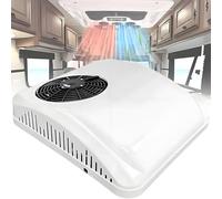 RV Rooftop Air Conditioner Unit, 12V/24V Silent Cooling & Heating System for Campers, Motorhomes, Travel Trailers, Trucks, and Campervans