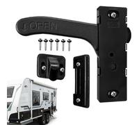 Rv Screen Door Latch, Anti-Theft Weatherproof Entry Lock, Van Motorhome Access Handle, Secure Barn Trailer Hatch Fastener, Sturdy Exterior Closet Part, Ideal for Patio Outdoor Bathroom Cargo