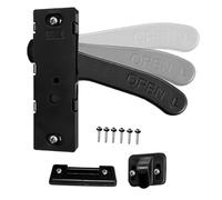 RV Screen Door Latch Replacement,Van Motorhome Entry Parts - Rust-Resistant Anti-Theft Screen Handle for Outdoor Patio Trailer RV Motorhome Bathroom Cargo Van Barn
