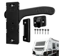 RV Screen Door Lock, Motorhome Window Lock Parts, Anti-Theft Weatherproof RV Screen Latch for Barn Outdoor Cargo Van Trailer Patio Motorhome Closet Bathroom