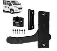 RV Screen Door Lock - Motorhome Window Lock Parts, Weatherproof RV Screen Door Handle | durableE camperR Latch Assembly, Easy Install Security Hardware for Trailer, Van, Closet, Patio Entry, Outdoor B