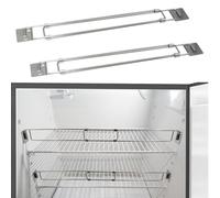 RV Secure Adjustable Bars | Tension-Style 12.5-22.3" Stainless Steel Rods | Food&Drink Stabilizers for RV Refrigerator | Prevents Spills&Mess During Travel | Essential RV&Camper Accessories (2 Pack)