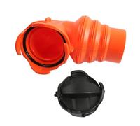 RV Sewer Hose Fitting - 90 Degree Connector,Leak-Proof Sewer Hose Fitting Elbow with 2 Lids | for Wastewater Sewage Odor Tight Connection Dump Station