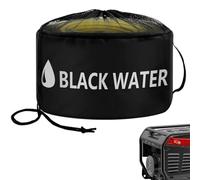RV Sewer Hose Storage, Utility Camping Bag, Waterproof Hose Organizer, RV Accessory Pouch, Fresh Water and Sewer Holder, Electrical Cord Storage, Portable Travel Bag for Outdoors, Black, Refer to