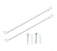 RV Shelf Support Bracket for Closet-Maid 12" White Metal(2Set 20.5INCH)