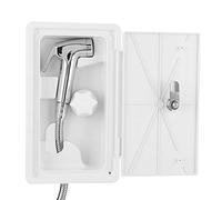 RV Shower Box, Exterior Shower Box Hot Cold Switch with 2 Keys Kit for Marine Boat Motorhome Caravan