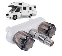 RV Shower Faucet, Shower Valve Replacement, 6.7x4.13x2.36, inches, High Pressure Quick Connect with Adapter, Bathroom Fixture for Motorhome, Boat, Van, Outdoor Camping, Travel Bathrooms