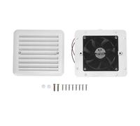 RV Side Vent Fan Efficient Circulation Long Durability Flying Objects Blocking 12V Air Ventilation Fan for Trailers Boats 5.51x5.12x1.77in