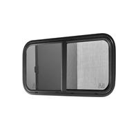RV Side Window - Motorcycle Side Window, Replacement of the Hinged Window for RV | Tinted with the Net Screen to Convert a Van, a Caravan, a Leisure Vehicle