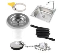 RV Sink Drain Angle Fitting - Quick Connect Drain Adapter With Filter | 200cm Flexible Draîn Hose For Boat Sink & RV Conversion | Right-Angle Fitting For Marine Repair Camping Travel