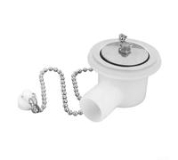 RV Sink Drain Connector, Camper Yacht Sink Drain Connecto Corner Design For Camper And Yacht Sink Plumbing Tasks Stainless Steel ABS (Elbow)