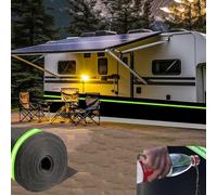 RV Skirting, Easy Installation Camper 80cm Tall 5th Wheel Skirt Wind and Snow Proof, Rv Accessories for Inside, Perfect Winter Protection 2.6ft High 49ft/15mLength