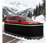 RV Skirting for Cold Weather, Customizable Winter Travel Trailer Skirt with Self-Adhesive Fasteners, Easy Installation